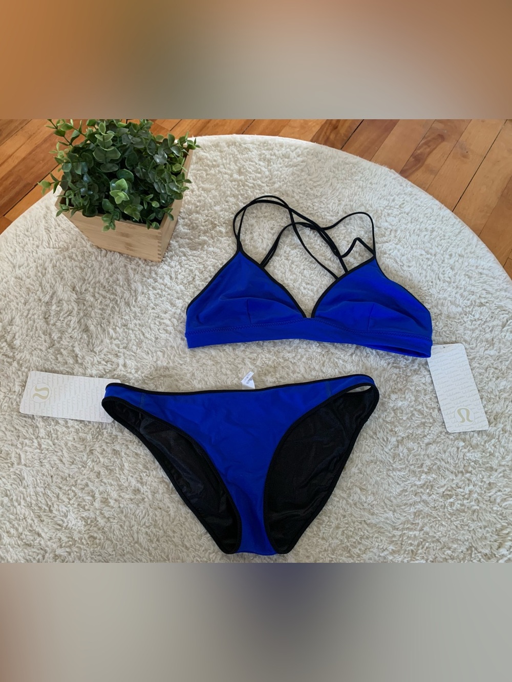 Lululemon Salty Swim Cross Back Top & Surf to Sand Bikini Bottoms